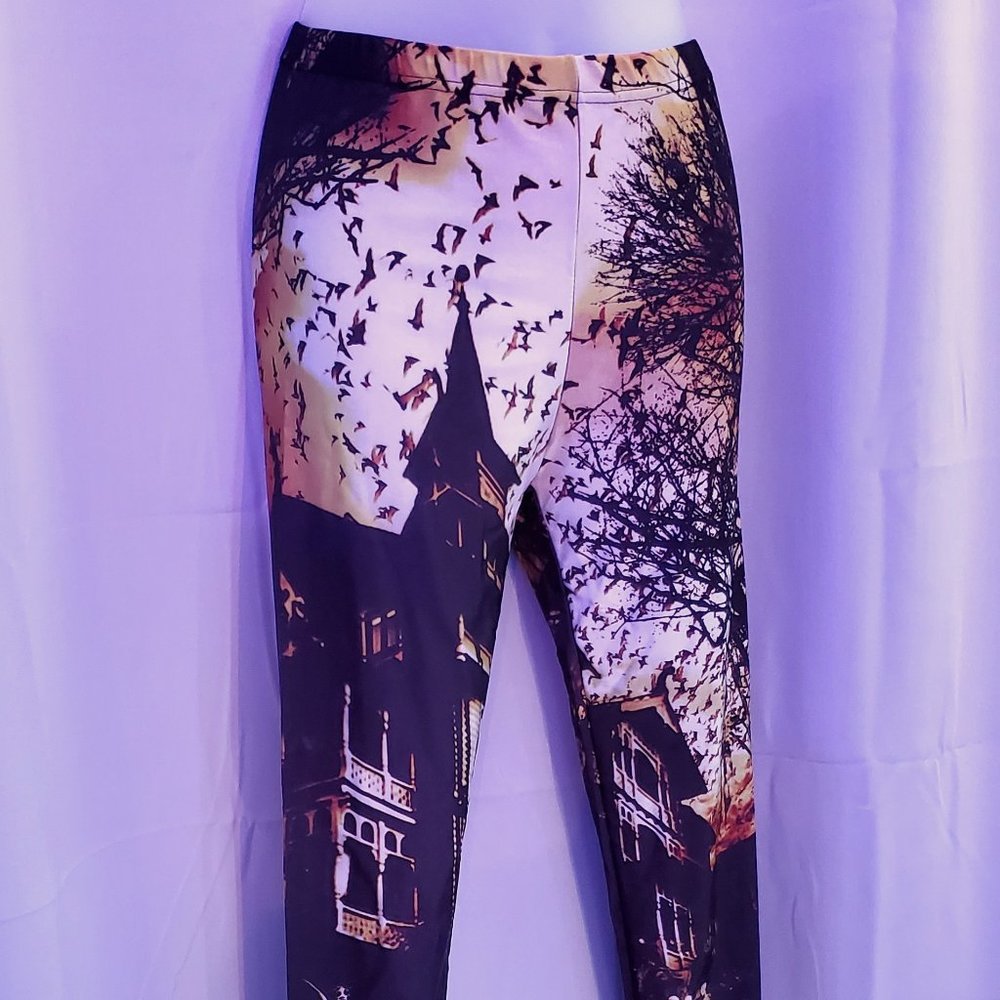3 for $25 / Brand-new haunted house leggings